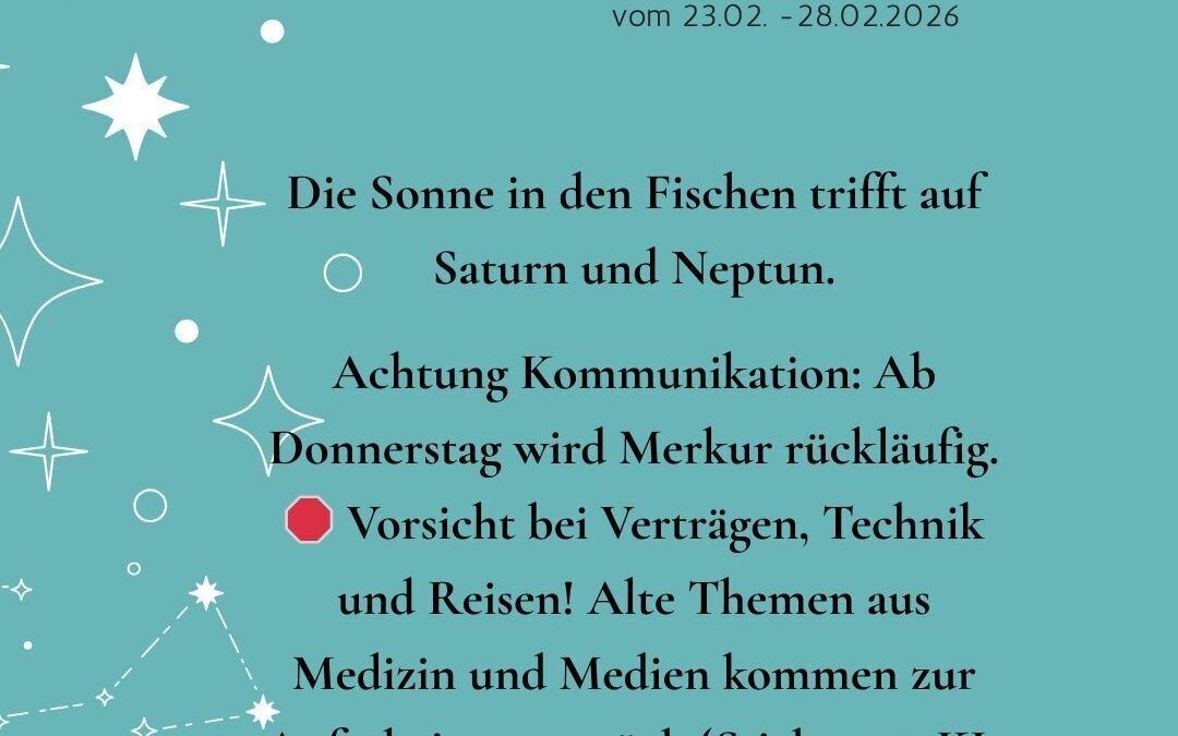 Wochenastrologie vom 23.02. – 01.03.2026
