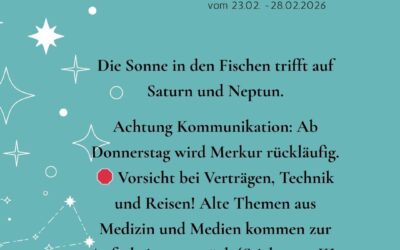 Wochenastrologie vom 23.02. – 01.03.2026
